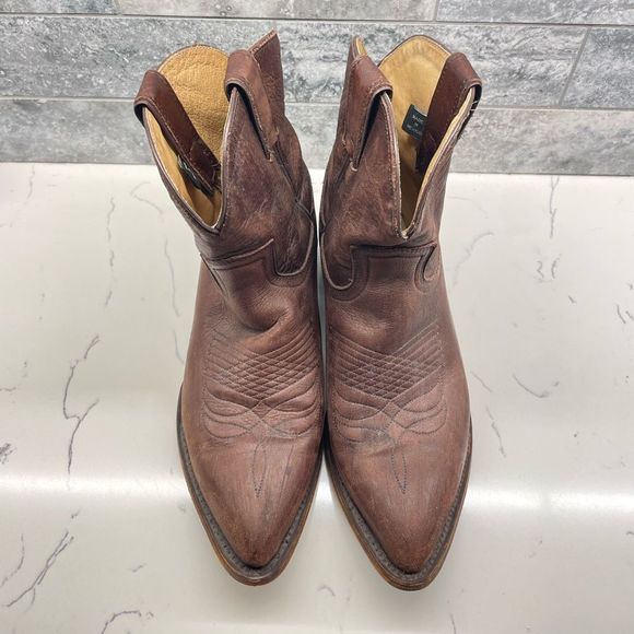 Frye Shoes - Frye Boots Billy Short Leather Western Cowgirl 7.5 Women